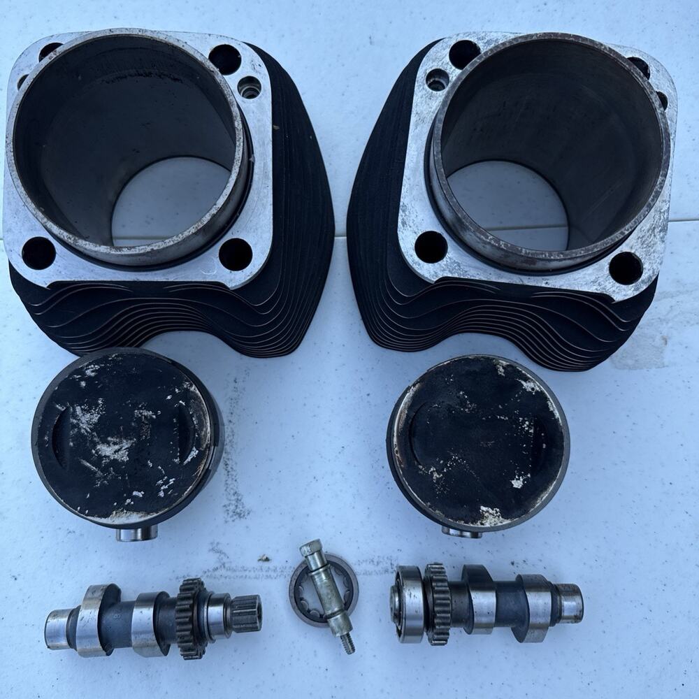 Harley-Davidson 16593-99 B3253 Twin Cam Cylinders & Pistons Front Rear Camshafts